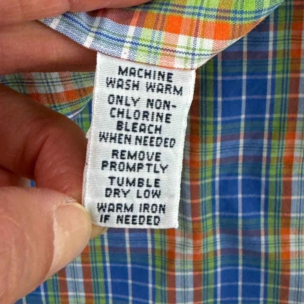 Polo Ralph Lauren Oxford Classic Fit Shirt in Multi Plaid Men Large 16.5 32/33